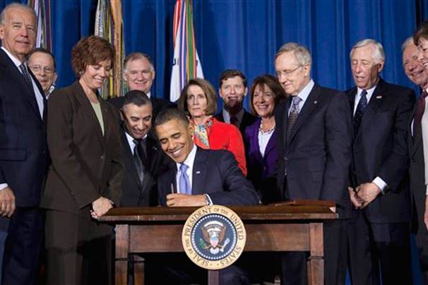 President Obama signs the repeal of "Don't Ask, Don't Tell" last December
